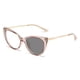 thumbnail image 1 of Gafas de sol retro con forma de ojo de gato, montura de metal, nuevas, con espejo plano, fotocromáticas, antiluz azul, para fotografía callejera, para mujer, con ojos de moda, 1 of 6