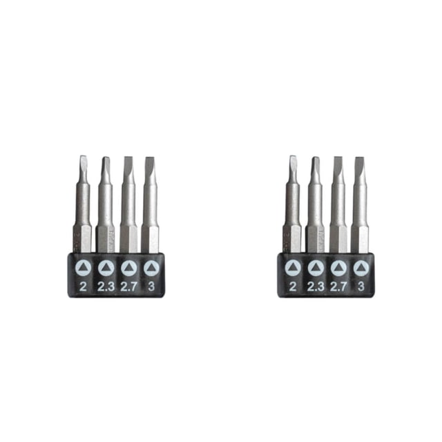 Eigraketly *Screwdriver Set For Any Task Featuring All Screwdriver Tool Special-shaped Chrome-Vanadium Points Points Screwdriver Screwdriver Bit 4 piezas en forma de triángulo. 2piezas