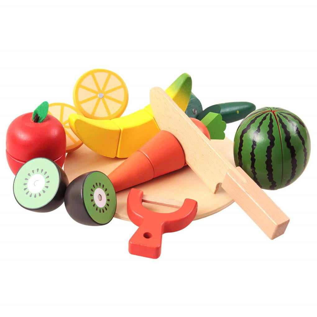 fastboy Cutting Pretend Play Food Toy Kids Kitchen Pretend Cutting