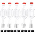 thumbnail image 1 of Zazolyne Ensemble de Sas en Forme de S 5 Pcs Kit de Sas pour Brassage et Fermentation, 1 of 5