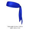 thumbnail image 3 of SHISUYAN Men's Non-Elastic Sports Headband for Yoga, Cycling, Basketball (Blue), 3 of 6