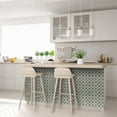 thumbnail image 5 of Mi Alma Dark Green Star Peel & Stick Vinyl Backsplash Tiles 5x5, 24 pcs, 5 of 14