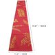 thumbnail image 5 of Camino de mesa decorativo navideño MACHAO Feliz Navidad 180 x 30 cm rojo y dorado, 5 of 5