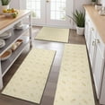 thumbnail image 2 of Beige Celestial Pattern Kitchen Rugs Sets Of 3,Kitchen Runner Rugs Non Skid Washable,Decorative Kitchen Floor Mats for Kitchen,Sink,Laundry,17"x30"+ 17"x47" + 17"x59", 2 of 6