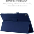 thumbnail image 3 of zukof Folio Stand Case for Samsung Galaxy Tab A7 Lite 2021 Model (SM-T220/ SM-T225/ SM-T227) - Slim Magnetic PU Leather Protective Case Cover + 1 Random Color Stylus (Navy Blue), 3 of 5