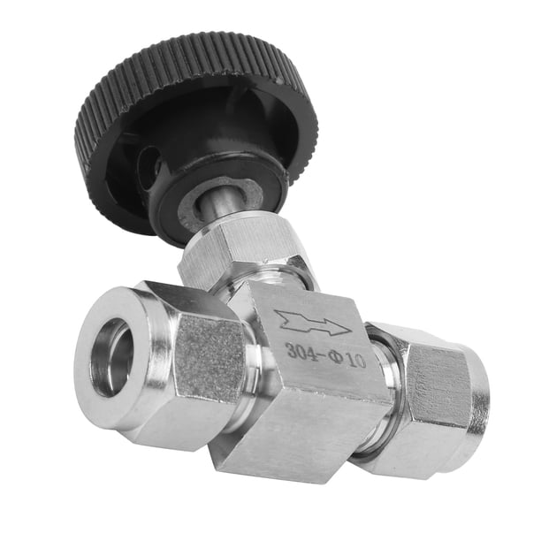 Válvula De Aguja De Acero Inoxidable 304 - Para Control De Flujo Y Presión En Tuberías De Líquidos Y Gas