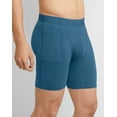 thumbnail image 3 of Hanes Explorer Men's Boxer Brief Underwear, Red/Blue, 2-Pack Blue/Red XL, 3 of 8