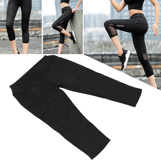 Leggings De Compresión, Pantalones Elásticos Reflectantes Suaves, Leggings Deportivos, Ropa De Entrenamiento De Cintura Alta Para Uso Diario Y Físico