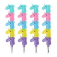 thumbnail image 1 of 20pcs Stackable Unicorn Pencils Fun Decorative Pencils Stationery Stacking Pencils School Pencils for Kids, 1 of 7