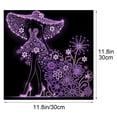 thumbnail image 5 of Linnome Art Diamond Painting Rhinestone Art Kit Graceful Female Figure Pattern Shiny Diamonds for Home Wall Decor F, 5 of 5