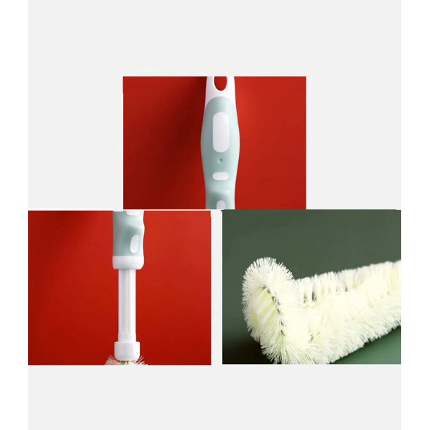 Cepillo retráctil para taza de agua, suministros de cocina, cepillo para limpieza de botellas de leche, cepillo para botellas de agua, cepillo para limpieza de manchas persistentes LingWen 8390611476953