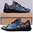 thumbnail image 3 of Winter Wonderland ChriStas Shoes Sneakers Black Size 7.5, 3 of 7