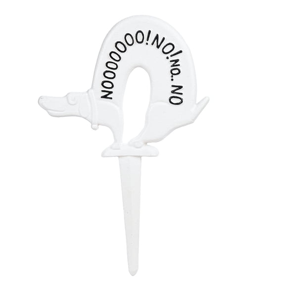 Sungmor Cast Iron "NO" Dachshund Garden Stake,13.2" Tall Metal Funny Heavy Duty Yard Sign with Stake,Outdoor Garden,Flower Pots,Lawn and Patio Decor