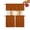 Burnt Orange, variant on Burnt Orange Kitchen Curtains and Valances Set 24 Inch, Fall Autumn Thanksgiving Farmhouse Solid Color Light Filtering Cafe Curtains with Valances and Tiers Set 3 Pieces, Drapes for Bathroom Sink