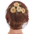 thumbnail image 3 of Coofit Turban Headwrap Embroidered Flower Elegant Soft Beanie Headwrap Hair Cover Wrap, 3 of 10