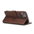 thumbnail image 3 of iPhone 15 Wallet Case for Apple iPhone 15 Premium Luxury PU Leather Wallet Flip Magnetic Clasp Cover Retro 15 Case Credit Card Holder Kickstand Shockproof Case,
Brown, 3 of 10