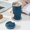 thumbnail image 4 of Aminojy Travel Coffee Cups Insulated Mug Thermal Tumbler To Go With Lid Leak Proof Reusable Stainless Coffee Mug Spill Proof For Hot And Iced Cold Drinks, 4 of 4