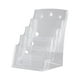 thumbnail image 3 of Soporte de acrílico para folletos, soporte para folletos, soporte de mesa con parte trasera inclinada, soporte de letrero para folletos, menú, oficina A4 4 niveles, 3 of 9