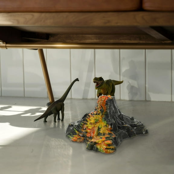 FRCOLOR Volcano Decorations Sandbox Toys for Decor Assorted Color Small and Compact Design 1 Set