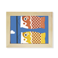 thumbnail image 1 of Local Japanese Cultual Fish Flag Desktop Photo Frame Picture Art Decoration Painting 6x8 inch, 1 of 3