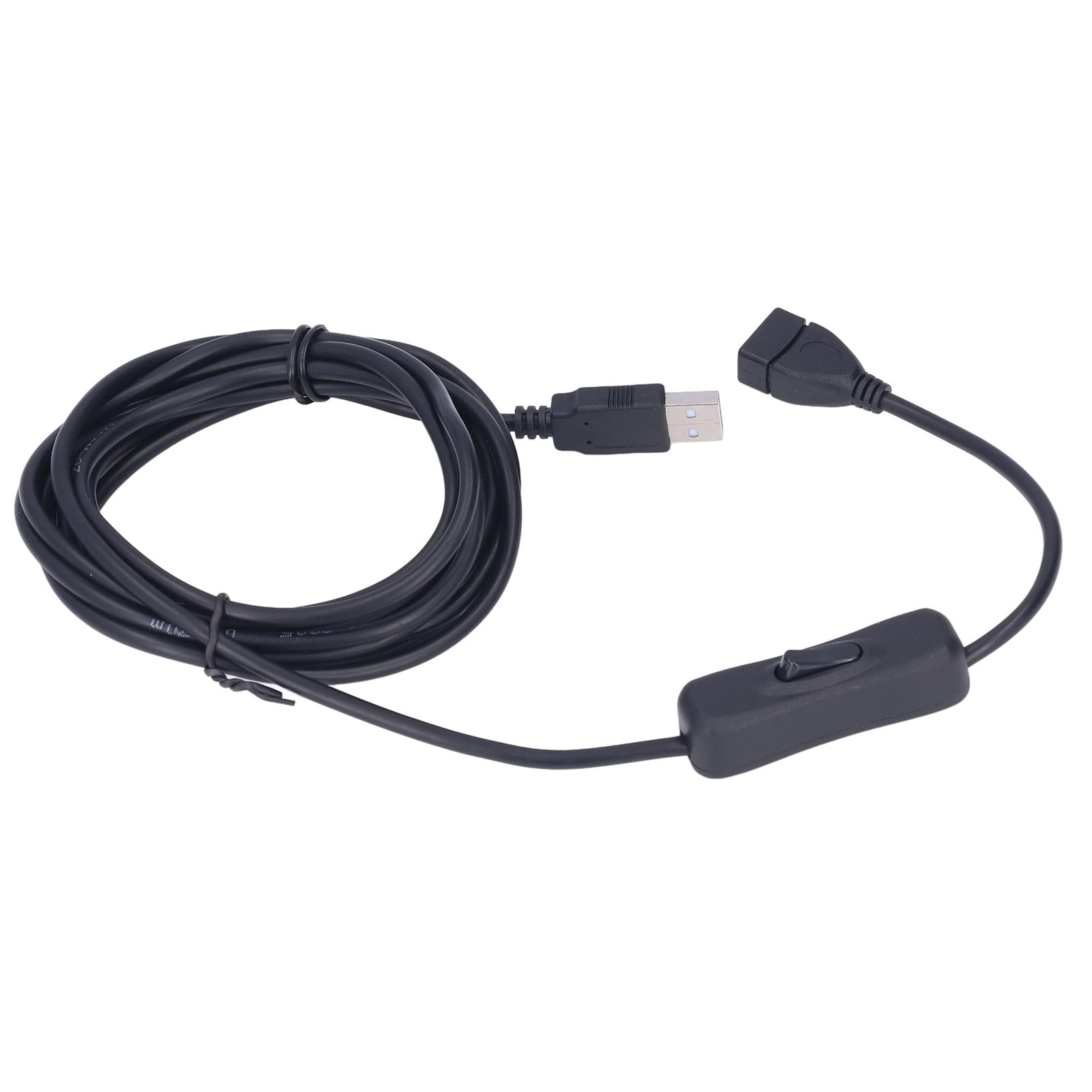 Extension Switch Cord, Copper Wire Support Power USB Switch Extension Cable Switch Control For