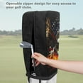 thumbnail image 5 of Yuyamidu Fire Eagle Golf Bag Cover American Flag Golf Bags Dust Cape for Men Women Golfer Almost Fits All for Tour Bags/Golf Bags/Carry Cart/Stand Bags, 5 of 8
