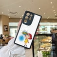 thumbnail image 2 of ¡Demuestra tu personalidad con esta divertida funda plateada mate con diseño de dibujos animados para iPhone!, 2 of 4
