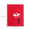 thumbnail image 4 of Milisten 1Pc Valentine's Day Cards -Up Greeting Card White Paper Romantic Blessing Message, 4 of 4
