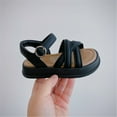 thumbnail image 6 of NOKIO Kids Summer Sandals Toddler Walking Sandals Girls' Beach Sandals Big Girl Sandals Summer Roman Thick Bottom Sticky Shoelaces Princess Shoes Daily With Skirt Wearing, 6 of 8