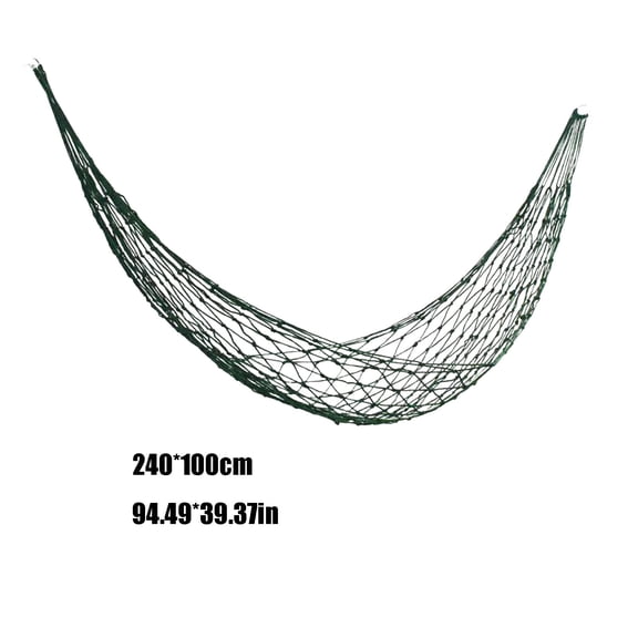 Camping Hammock - Lightweight Hammock with Mesh Net, Portable Swing Bed for Outdoor, Backpacking, Hiking & Backyard Relaxation