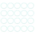 thumbnail image 2 of Plastic Rings, 20 Pieces Practical Useful Book Rings Textured Elegant Flexible Durable  For Document For Cards For Notebook Pink,Yellow,Green,Blue, 2 of 8