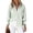 Mint Green, variant on Women's Striped Button Up Shirts with Smocked Long Sleeve Lapel Collar Loose Fit Dressy Casual Trendy Blouses (XL, Pink)