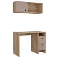 thumbnail image 2 of Natural Finish Office Set with Shelves and Drawers for Office Organization, 2 of 4