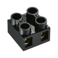 thumbnail image 1 of Unique Bargains Terminal Block 500V 10A Dual Row 2 Positions Screw Electric Barrier Strip 5Pack, 1 of 5