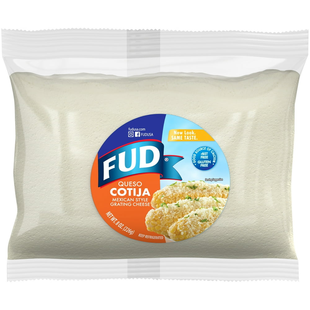 FUD® Queso Cotija Mexican Style Grating Cheese 8 oz. Bag