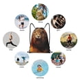 thumbnail image 6 of Balery Cool Fire Lion Pattern Drawstring Backpack Bag Sport Gym Sackpack Cinch Bags Pattern Drawstring Backpack Bag Sport Gym Sackpack Cinch Bags -Medium, 6 of 6