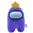 thumbnail image 1 of Among Us 6" Plush - Purple with Crown, 1 of 4