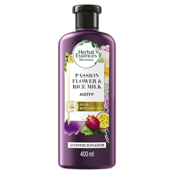 Acondicionador Herbal Essences Bio:Renew Passion Flower & Rice Milk Nourish 400 ml