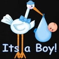 thumbnail image 2 of CafePress - It's A Boy! Stork Maternity Dark T Shirt - Maternity Dark T-Shirt, 2 of 3