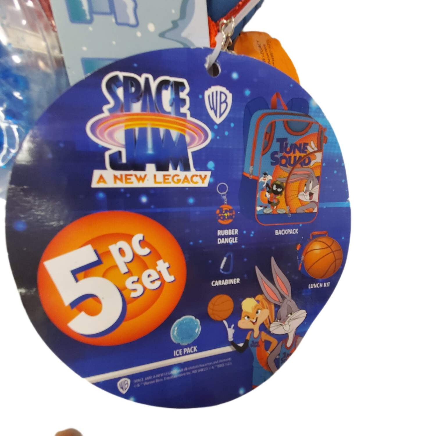 Space Jam, Tune Squad 5-Piece Backpack Set, 16 inch, Blue