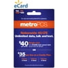 (Email Delivery) MetroPCS Monthly Unlimited, $40