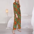 thumbnail image 3 of Lsque Abstract Pattern Pattern Long Sleeve Pajama Set for Women - Soft 2-Piece Sleepwear and Loungewear Set with Pockets, Comfy Nightwear-Large, 3 of 7
