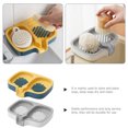 thumbnail image 4 of OULII Soap Draining Dish Soap Container ABS White Gray 2pcs for Bathroom Accessories, 4 of 7