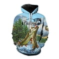 thumbnail image 4 of Nueva sudadera con capucha con estampado 3D de pesca salvaje para hombres, sudadera para entusiastas de la caza de peces, sudaderas de talla grande para hombres y mujeres, 4 of 5