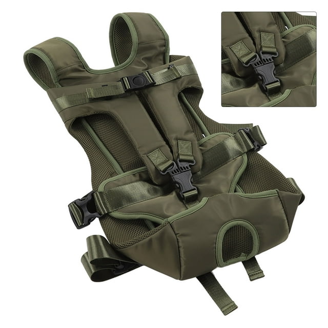 Sac à Dos avant pour Chien Respirant Imperméable Coffre-Fort Réglable Sac pour Chiot Chat Vélo Randonnée Marche