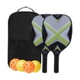 thumbnail image 3 of Raqueta de tenis Training Comfort Grip con marco de carbono para hombre Verde, 3 of 7