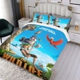 thumbnail image 3 of La Vida Salvaje Conjunto de sábanas temático, trío de piezas, cómodo y amigable con la piel, diseño único, regalo de decoración para el hogar para familiares, amigos y fans,140cm *210cm, 3 of 6