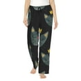 thumbnail image 1 of Fotbe Faces Of The Cat Pantalones de Pijama para Mujer, Pantalones de Dormir, Pantalones Pj con Cordón y Bolsillos-Small, 1 of 6