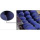 thumbnail image 3 of Long Folding Recliner Rocking Chair Cotton Cushion Plush Cushion Bamboo Chair Cushion Wooden Folding Chair High-quality Cushion Gray 1.2 Meters, 3 of 5