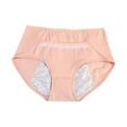thumbnail image 3 of High Waist Panties For Women Leak Proof Large Size Menstruation Underwear With Front Pocket Comfortable And Monthly Flow Ladies Bikini Underwear Underwear for Leggings Women Boy Short Panties Women No, 3 of 3